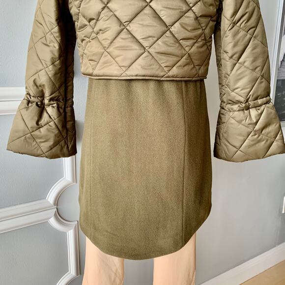 Joie Hetal Hooded Wool Coat With Faux Fur Trim Size Medium - Picture 10 of 12